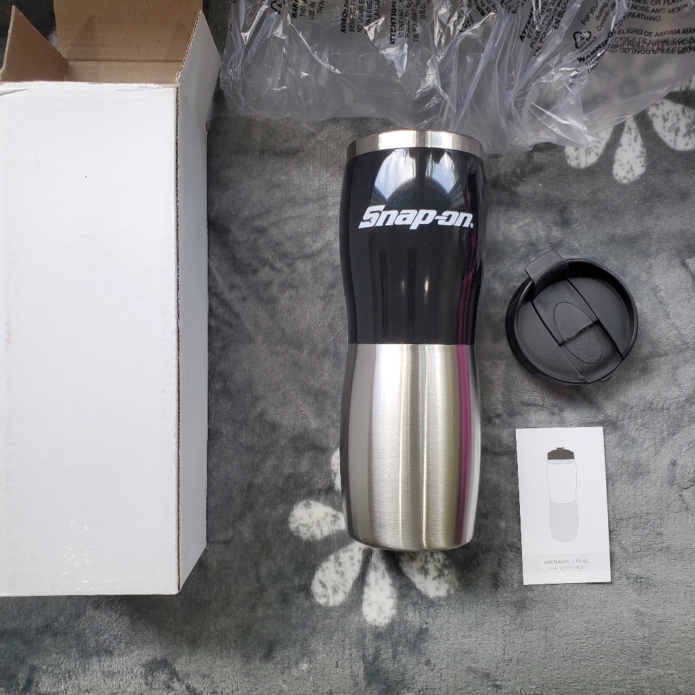 NIB Cali Fusion 16oz Snap On Tools travel mug